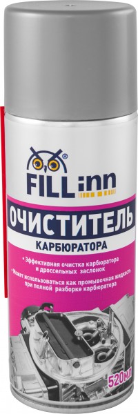Очиститель карбюратора аэрозоль (520мл) FILLINN