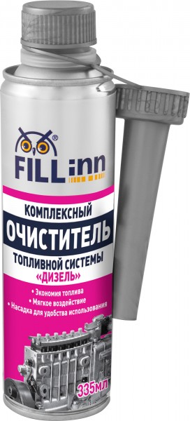 Очиститель топливной системы Дизель (335мл) FILLINN