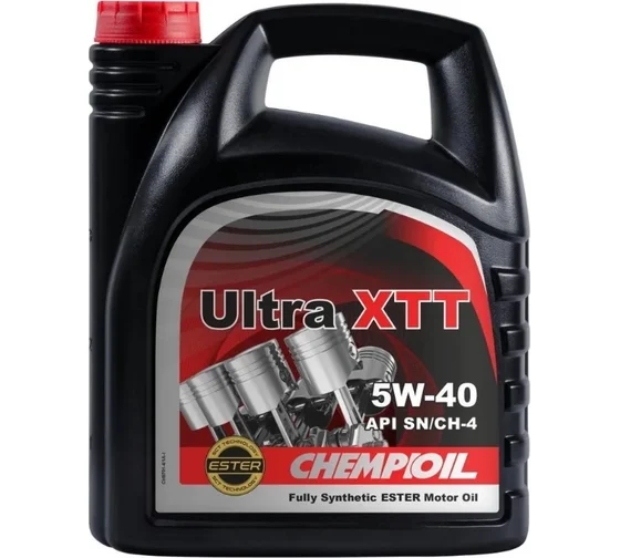 Ultra XTT 5W-40 (A3 B4) синтетическое моторное масло 5W40 (4л) CHEMPIOIL