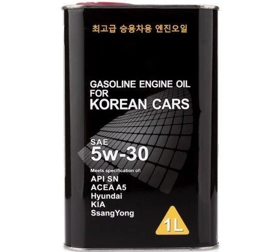 6714-001 Масло моторное синтетическое Korean Cars 5W-30 metal (1л.) FANFARO