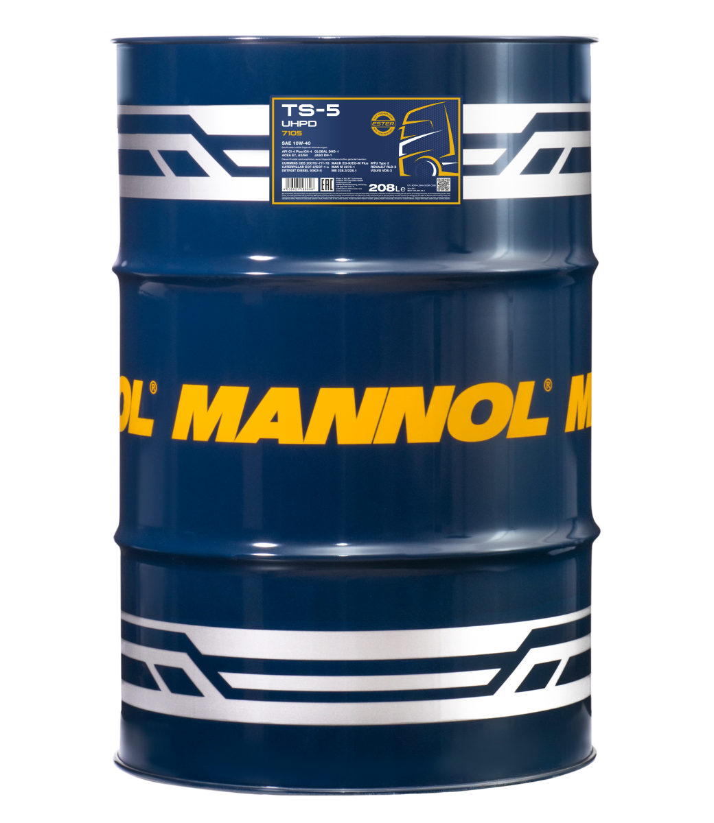 7155 MANNOL TS-5 10W/40 UHPD (208л) API CI-4 E7