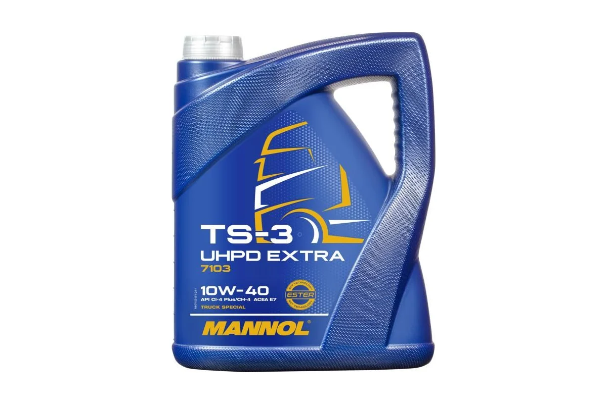 7103-005 Масло моторное полусинтетическое TS-3 UHPD Extra 10W-40  (5л) MANNOL