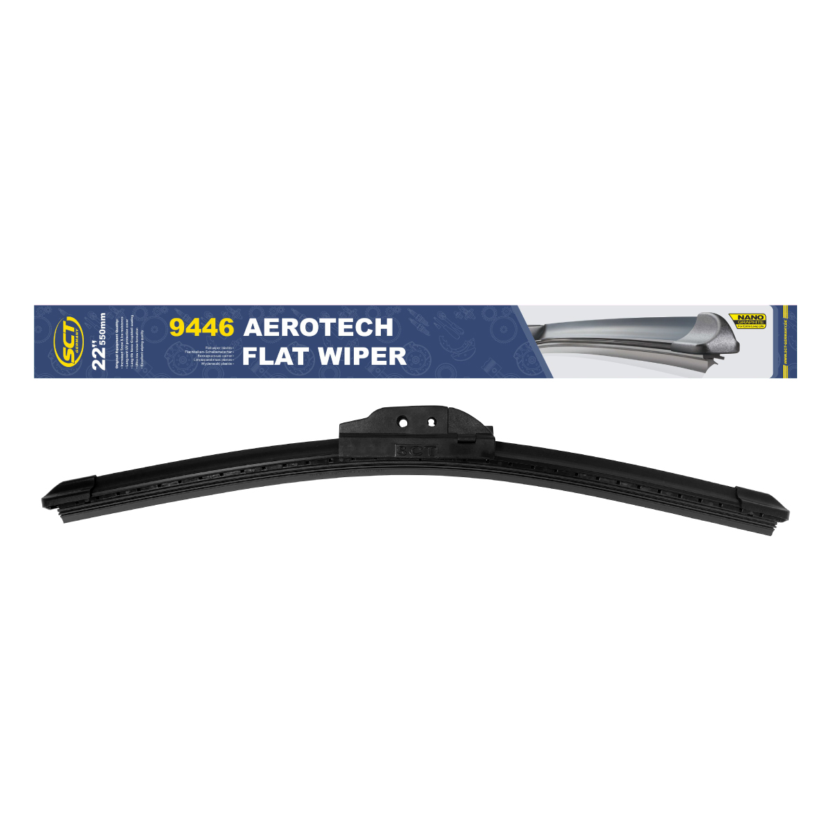 Щётка стеклоочистителя 550мм 22" бескаркасные Aerotech Wiper Blade SCT