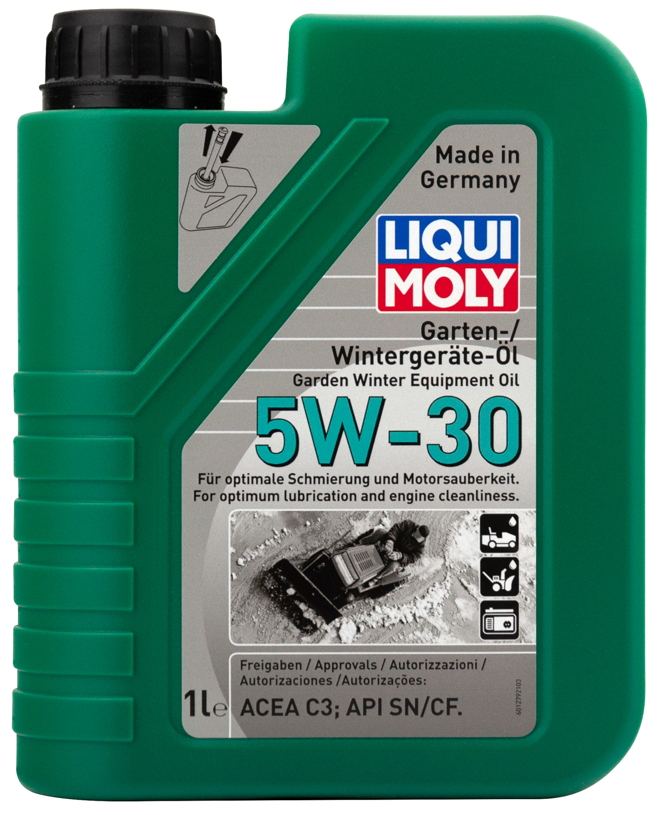 Синтетическое моторное масло для садовой техники Garten-Wintergerate-Oil 5W30 (1л) LIQUI MOLY