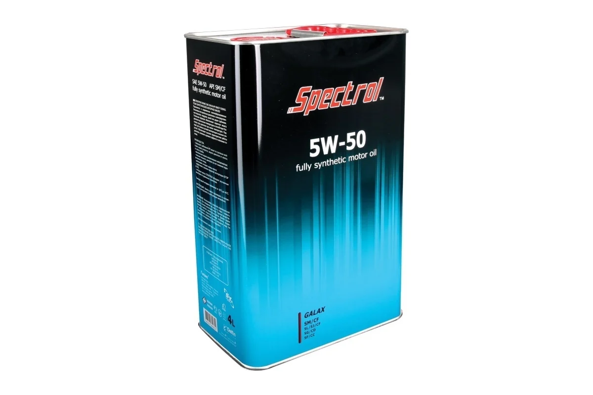 масло мот. синт. Galax 5W/50 (4л) SM/CF SPECTROL