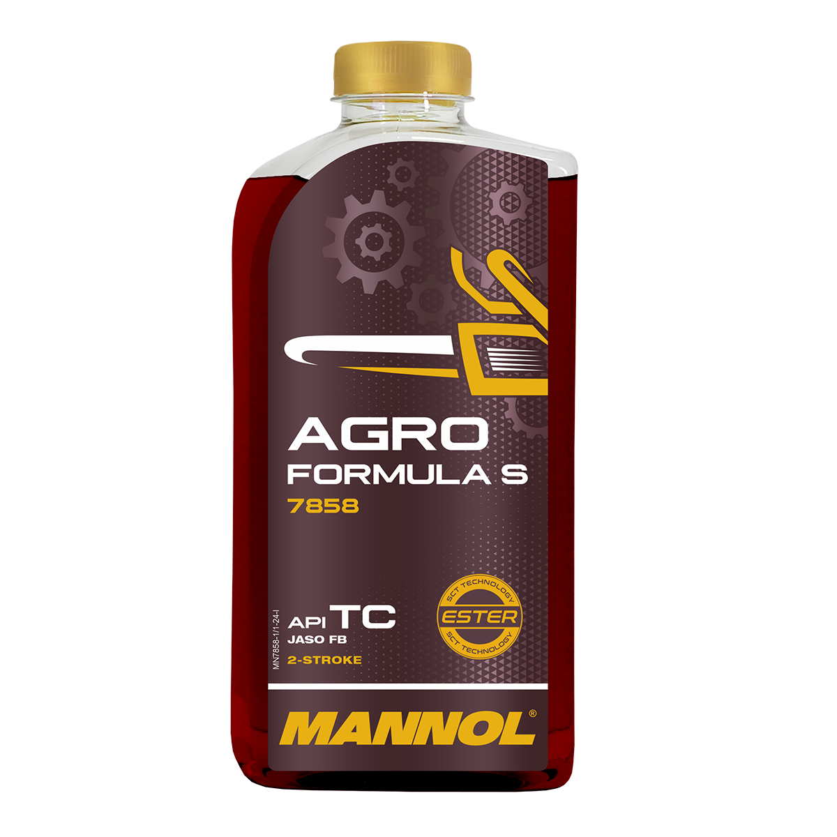 7858 масло мот.синт. Agro Formula S  (0,4л) MANNOL; API TC/JASO FD