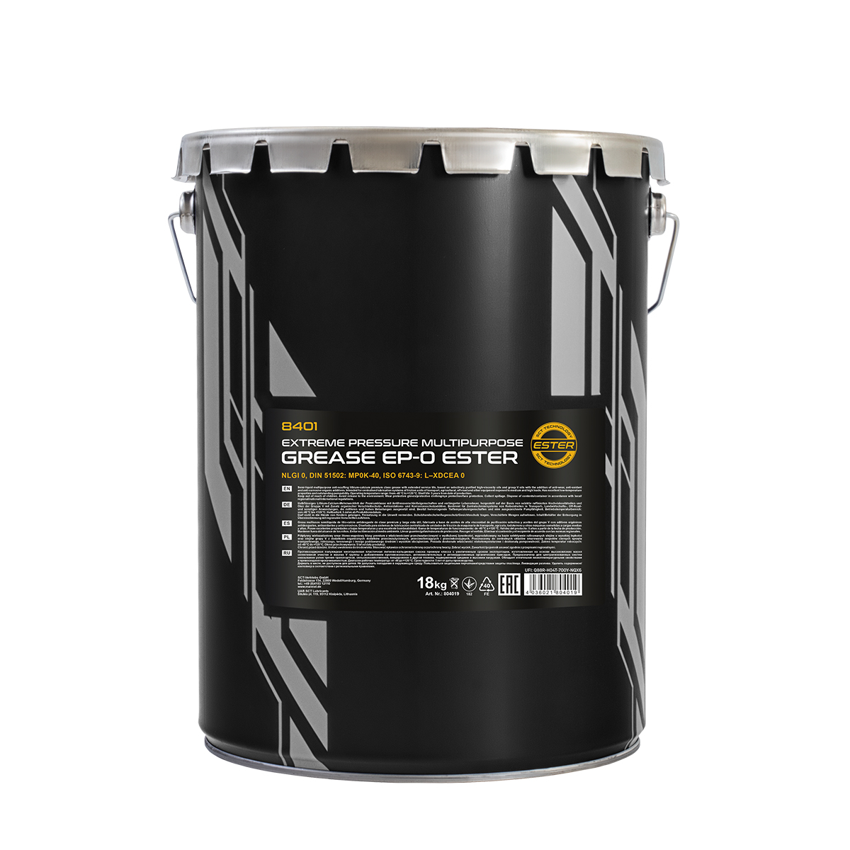 Смазка противозадирная многоцелевая Extreme Pressure Multipurpose Grease EP-0 Ester (18кг) MANNOL