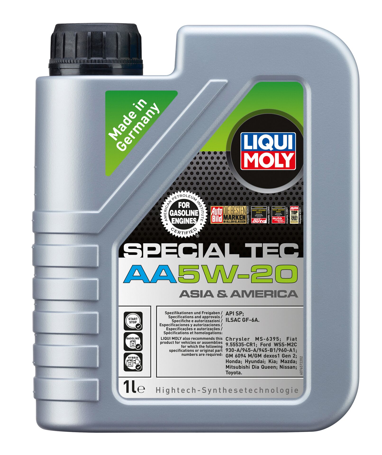 Синтетическое моторное масло Special Tec AA 5W20 (1л) LIQUI MOLY