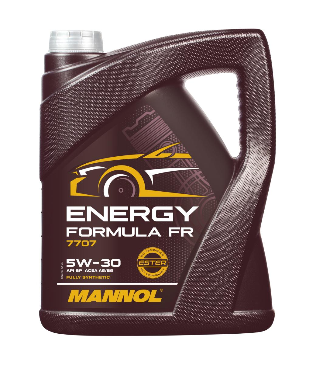 7707-005 масло мот.синт. Energy Formula FR 5W/30 (5л) MANNOL; API SN,ACEA A5/B5