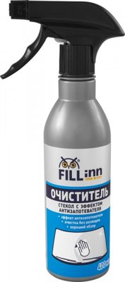 Очиститель стекол с эффектом антитумана (400мл) FILLIN