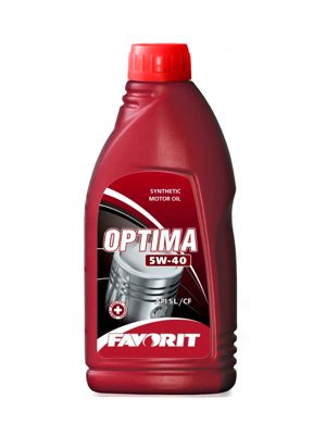 Масло мот.синт. универсальное всесезонное Favorit Optima SAE 5W-40   (1л) API SL/CF/ACEA A3/B4
