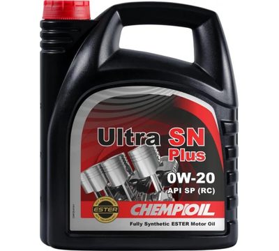 Ultra SN Plus 0W-20 (API SP (RC)) синтетическое моторное масло 0W20 (4л) CHEMPIOIL (4) 9725