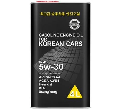 6714-004 Масло моторное синтетическое Korean Cars 5W-30 metal (4л.) FANFARO