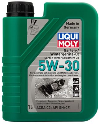 Синтетическое моторное масло для садовой техники Garten-Wintergerate-Oil 5W30 (1л) LIQUI MOLY