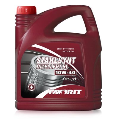 Масло моторное Semi-synthetic Favorit Stahlsynt Intellect SL SAE 10W-40 API SL/CF/ACEA A3/B  4 л