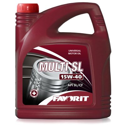 Масло мот.  Favorit Multi SL SAE 15W/40 API SL/CF  (4л)