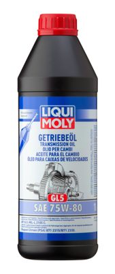 Полусинтетическое трансмиссионное масло Getriebeoil 75W80 (1л) LIQUI MOLY