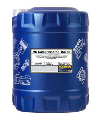2901-010 Компрессорное масло Compressor Oil ISO 46 (10л) MANNOL