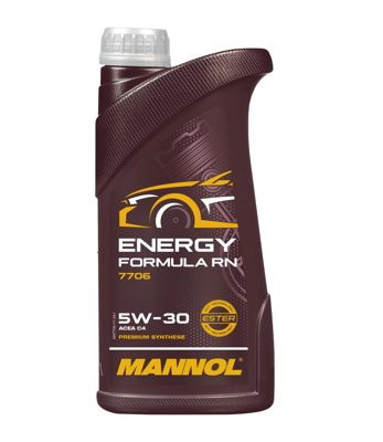 7706-001 масло мот.синт. Energy Formula RN 5W/30 (1л) MANNOL; SN/СF/RN 0720/C4