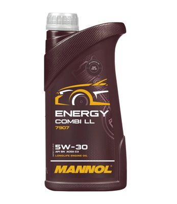 7907-001 масло мот.синт. Energy Combi LL 5W/30 (1л) MANNOL; API SN, ACEA C/504.00/507.00