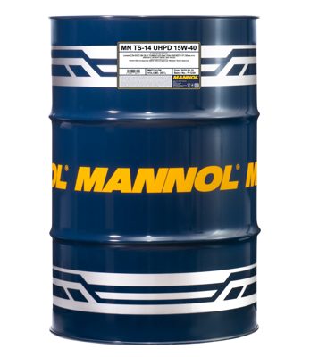7114-208 Масло моторное синтетическое TS-14 UHPD 15W-40  (208л) MANNOL