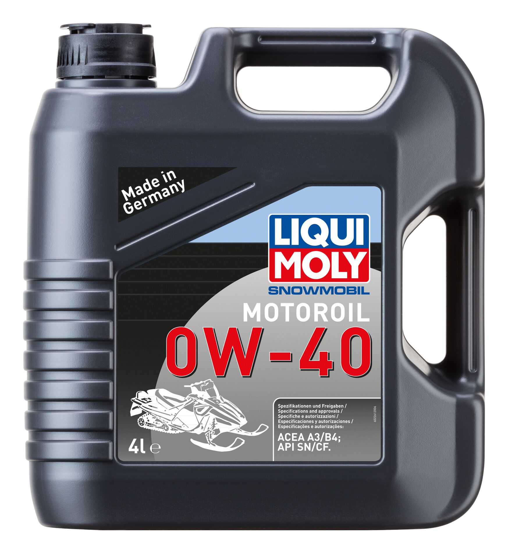 Синтетическое моторное масло для снегоходов Snowmobil Motoroil 0W40 (4л)